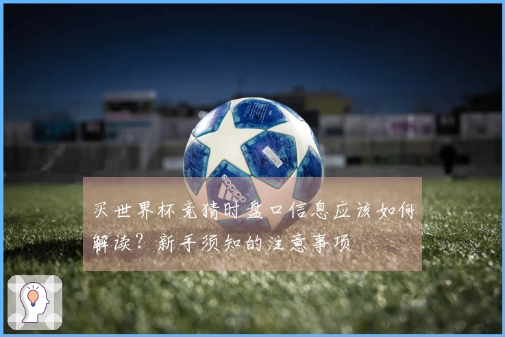 买世界杯竞猜时盘口信息应该如何解读？新手须知的注意事项