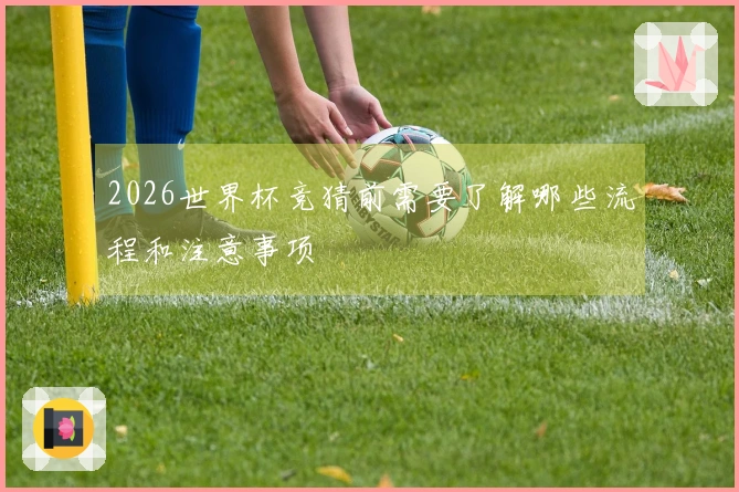 2026世界杯竞猜前需要了解哪些流程和注意事项